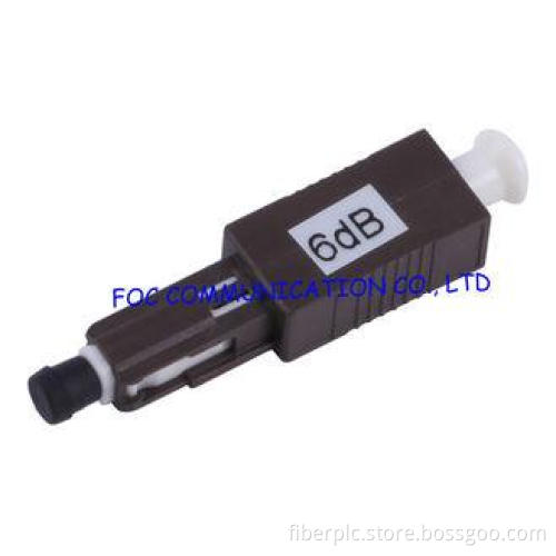 Female to Female FTTX MU Optical Fiber Attenuator 0dB to 2